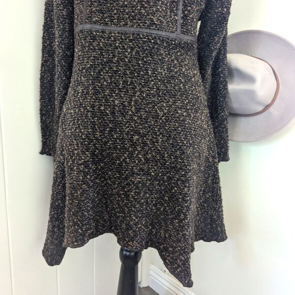 Joseph Ribkoff Asymmetrical Button Coat 6 Lagenlook Dark Academia Preppy Cozy - Picture 8 of 10